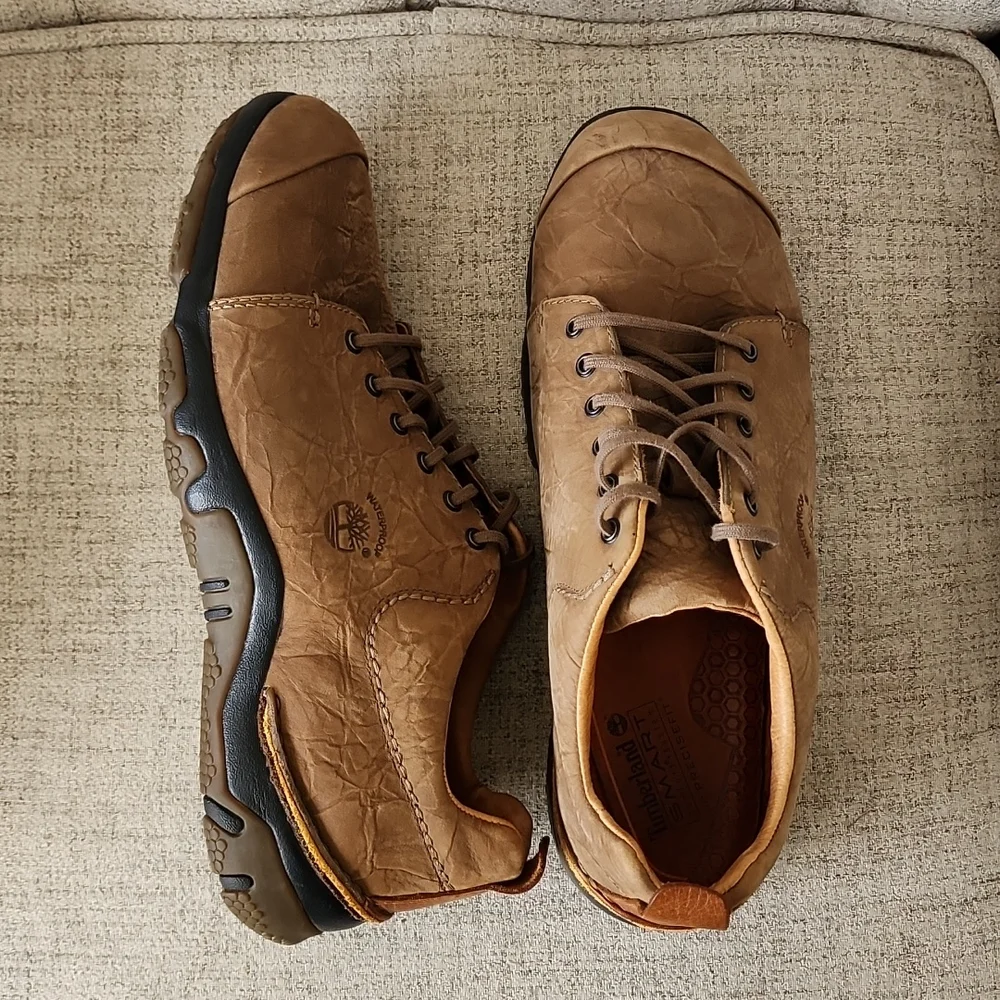 Timberland Smart Waterproof Tan Shoes - Picture 8 of 11